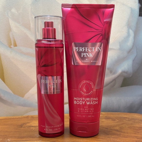 Bath & Body Works Other - Bath & Body Works Perfect In Pink Mist and Moisturizing Body Wash